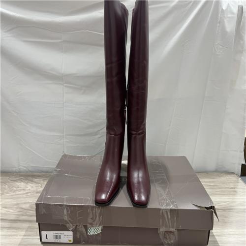 Franco Sarto Women's Jonie Knee High Boots (Oxblood Red Leather) - Size 7.0 M