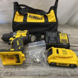 AS-IS DEWALT Atomic 20V Lithium-Ion Cordless Compact 1/2 in. Drill/Driver Kit