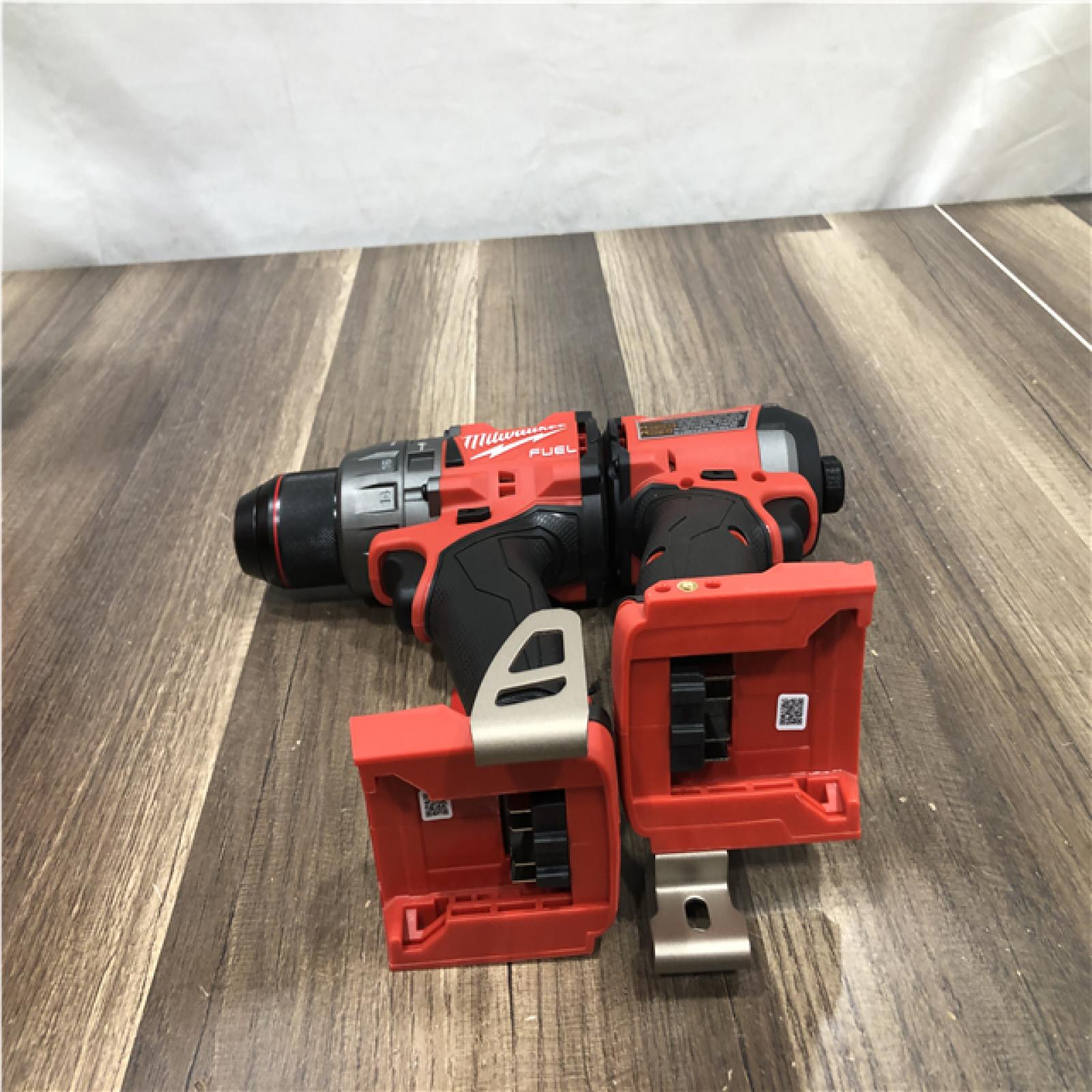 AS-IS Milwaukee FUEL 18V Lithium-Ion Brushless Cordless Hammer Drill and Impact Driver Combo Kit