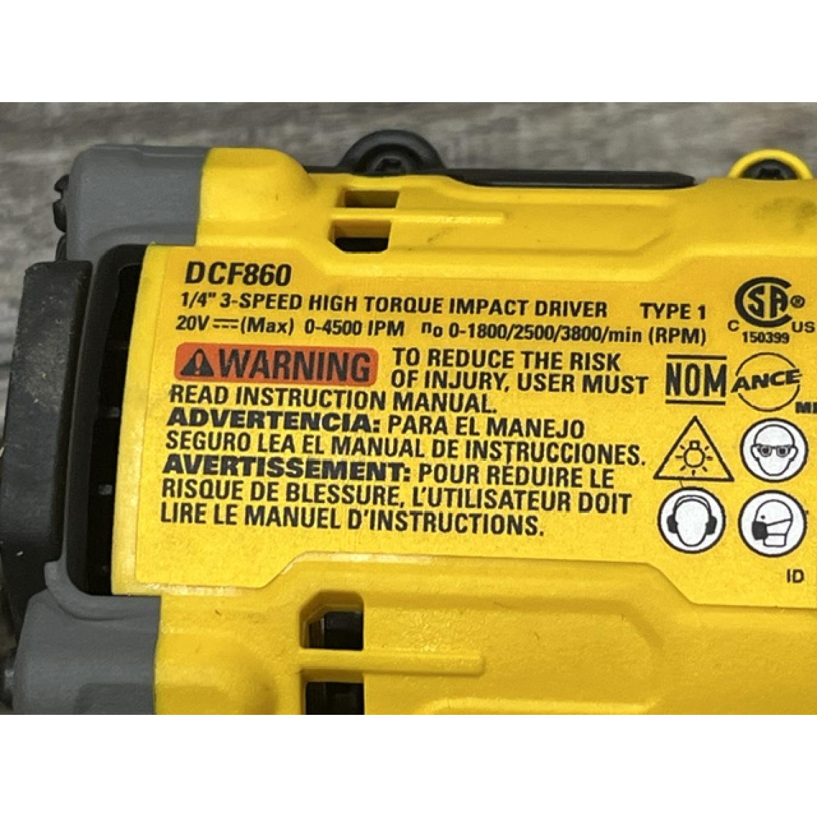 AS-IS DEWALT 20V XR Lithium-Ion Cordless 2-Tool Combo Kit