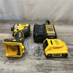 AS-IS DEWALT Atomic 20V Max Lithium-Ion Brushless Cordless Compact 1/4 in. Impact Driver Kit