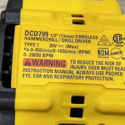 AS-IS DEWALT ATOMIC 20V Cordless 1/2 in. Compact Hammer Drill Kit