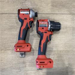 AS-IS Milwaukee 18-Volt Lithium-Ion Brushless Cordless Compact Hammer Drill/Impact Combo Kit