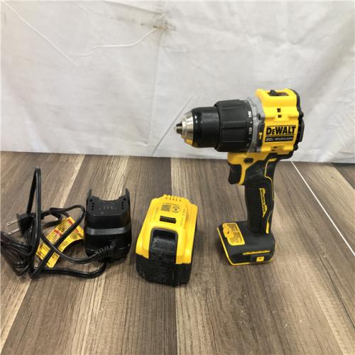 AS-IS DEWALT ATOMIC 20V Lithium-Ion Cordless 1/2 in. Hammer Drill Kit