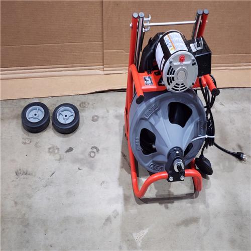 HOUSTON LOCATION - AS-IS Ridgid Drain Cleaning Machine Corded 165 RPM K-400 with C-32 IW