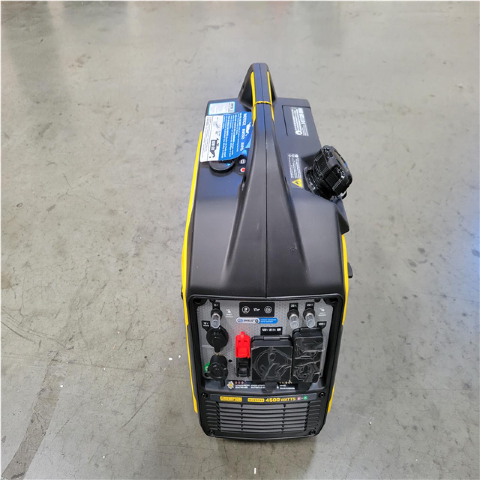 CALIFORNIA APPEARS NEW CHAMPION 4500/3500-Watt Electric Start Gasoline/Propane Powered Dual Fuel Inverter Generator with Quiet Technology and CO Shield