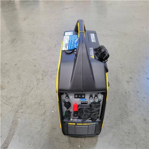 CALIFORNIA APPEARS NEW CHAMPION 4500/3500-Watt Electric Start Gasoline/Propane Powered Dual Fuel Inverter Generator with Quiet Technology and CO Shield