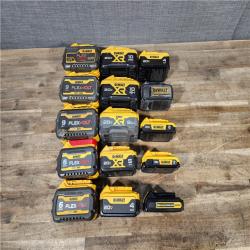 HOUSTON LOCATION - AS-IS DEWALT BATTERY PACK QTY - 15