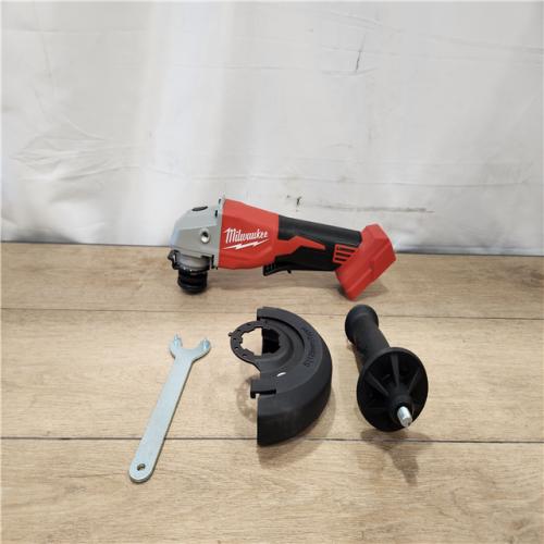 AS-IS- Milwaukee 18V Lithium-Ion Brushless Cordless 4-1/2 in./5 in. Grinder w/Paddle Switch (Tool-Only)