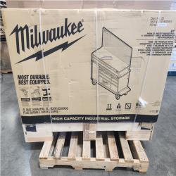 Phoenix NEW Milwaukee High Capacity 61 in. W x 22.1 in D 11-Drawer Mobile Workbench Cabinet with Solid Wood Top and Pegboard