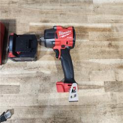 HOUSTON LOCATION - AS - IS Milwaukee M18 FUEL 1/2Inch Mid-Torque Impact Wrench w/ BATTERY & CHARGER