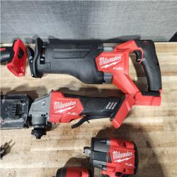HOUSTON LOCATION - AS - IS Milwaukee 5 Tool Combo Kit W/ (2) Battery & Charger