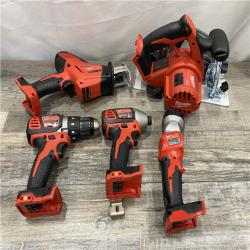 LIKE NEW - Milwaukee 18V Lithium-Ion Cordless (5-Tool) Combo Kit