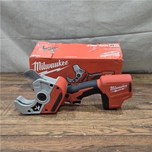 AS-IS Milwaukee 12-Volt Lithium-Ion Cordless PVC Pipe Shear (Tool-Only)
