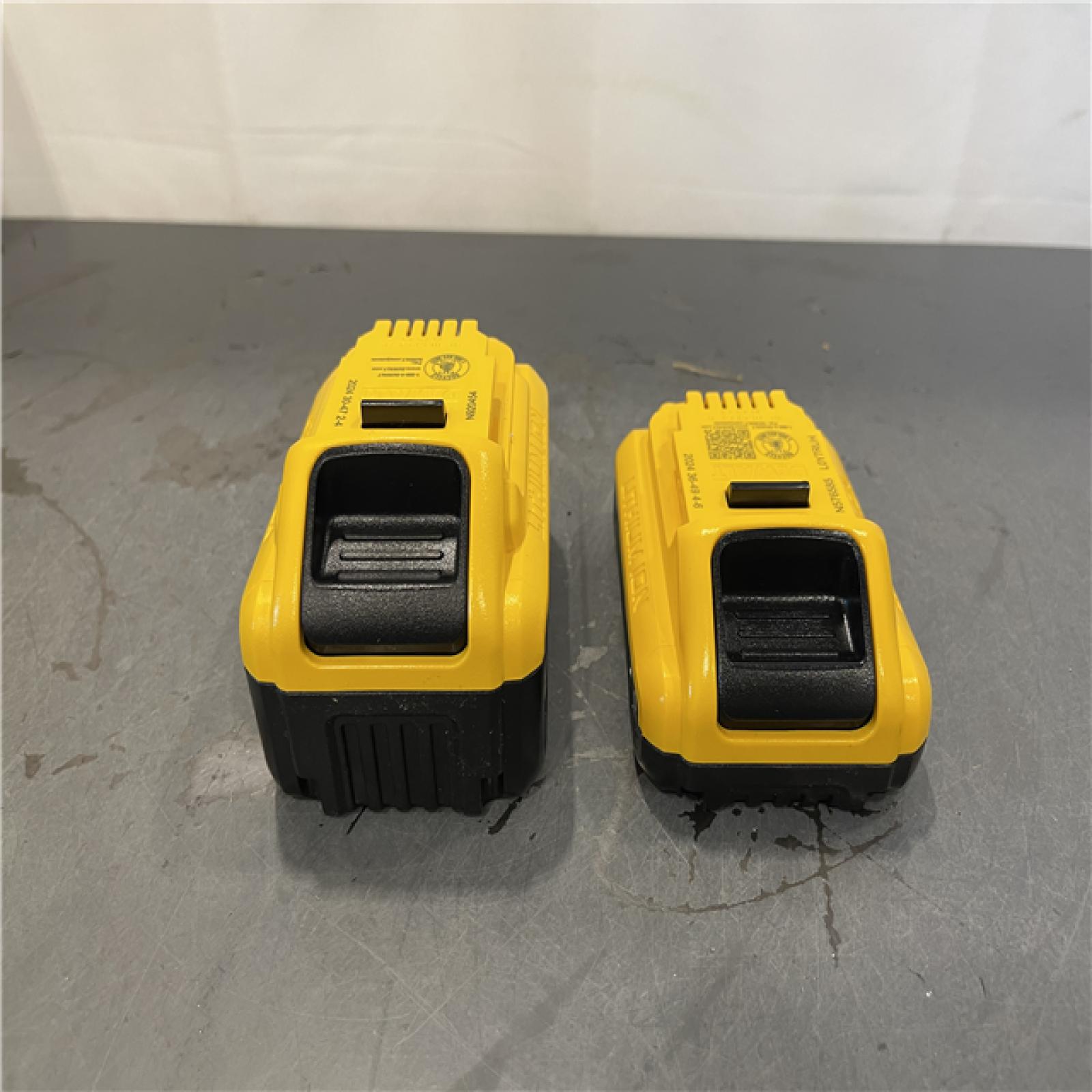 AS-IS - DEWALT 20V MAX Lithium-Ion 6.0Ah and 4.0Ah Battery and Charger Starter Kit