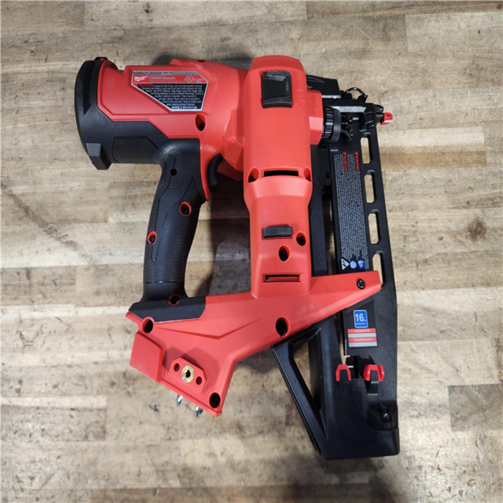 HOUSTON LOCATION - AS-IS (APPEARS LIKE NEW) Milwaukee FUEL 18-Volt Lithium-Ion Brushless Cordless Gen ll 16-Gauge Straight Finish Nailer (Tool Only)