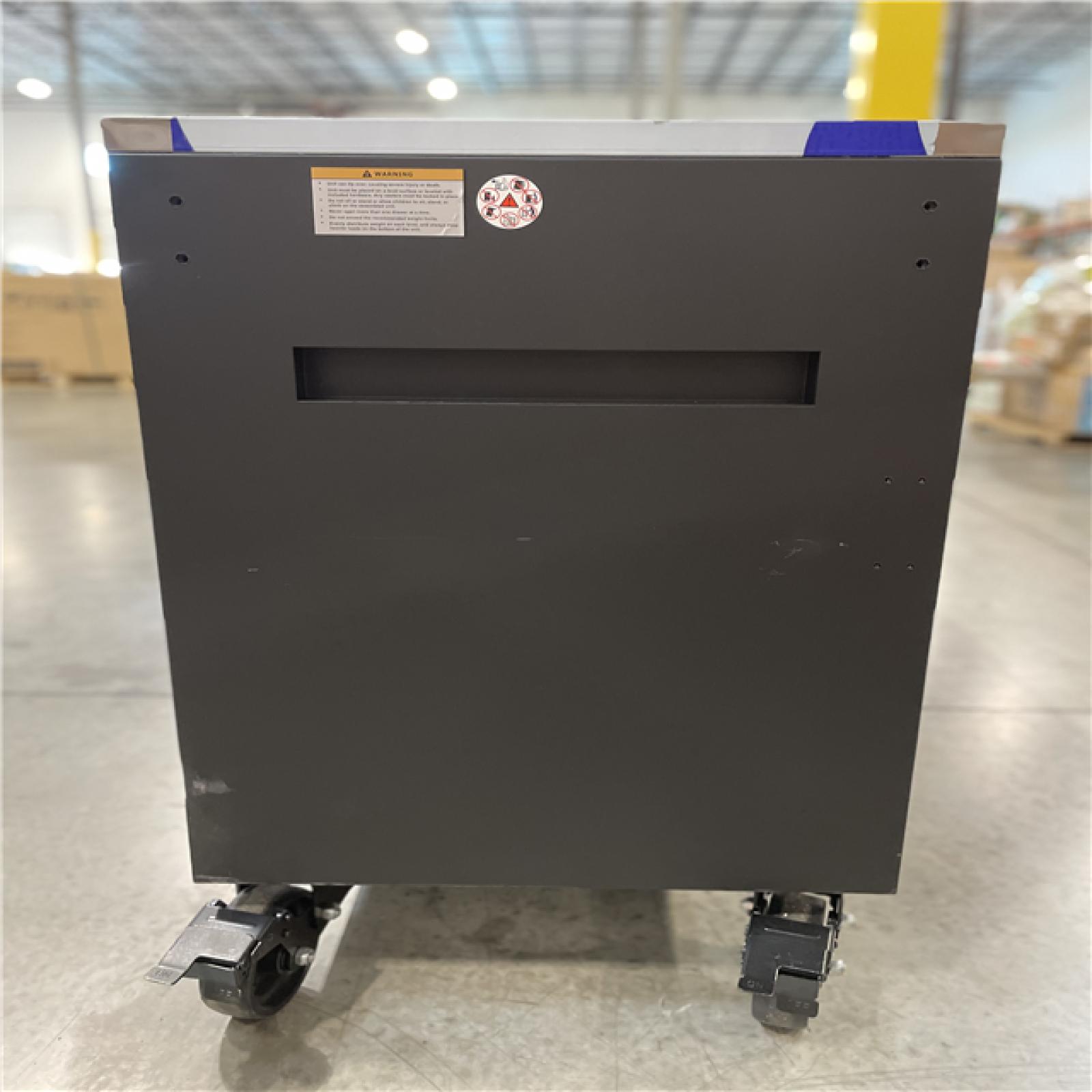 DALLAS LOCATION- AS-IS HUSKY 96 in. W x 24 in. D 16-Drawer Heavy-Duty Mobile Workbench