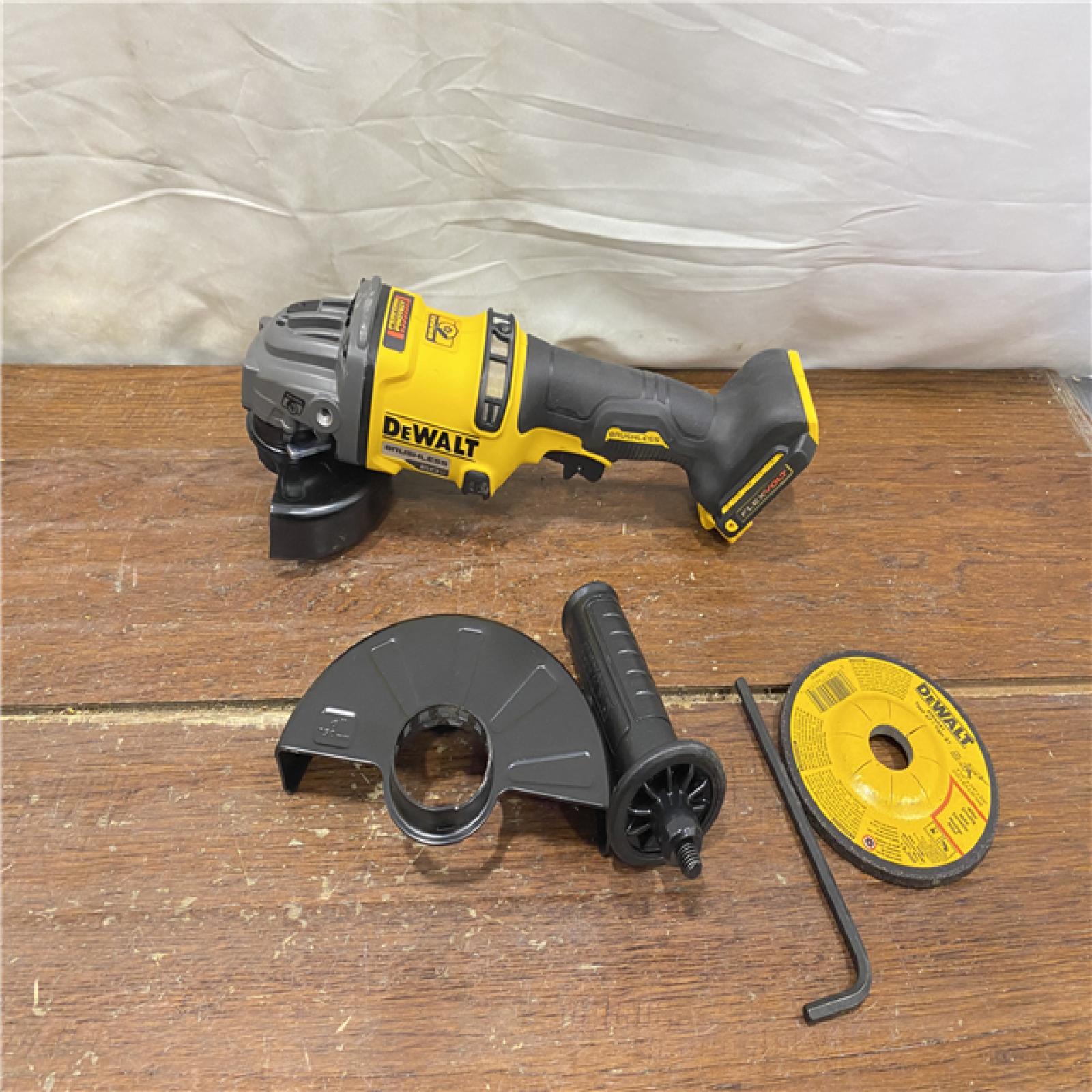 AS-IS DEWALT 60V MAX Cordless Brushless 4.5 in. to 6 in. Small Angle Grinder with Kickback Brake (Tool Only)
