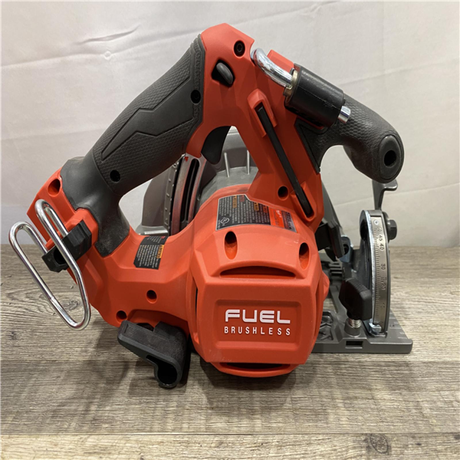 AS-IS Milwaukee FUEL 18V Lithium-Ion Brushless Cordless 6-1/2 in. Circular Saw (Tool-Only)