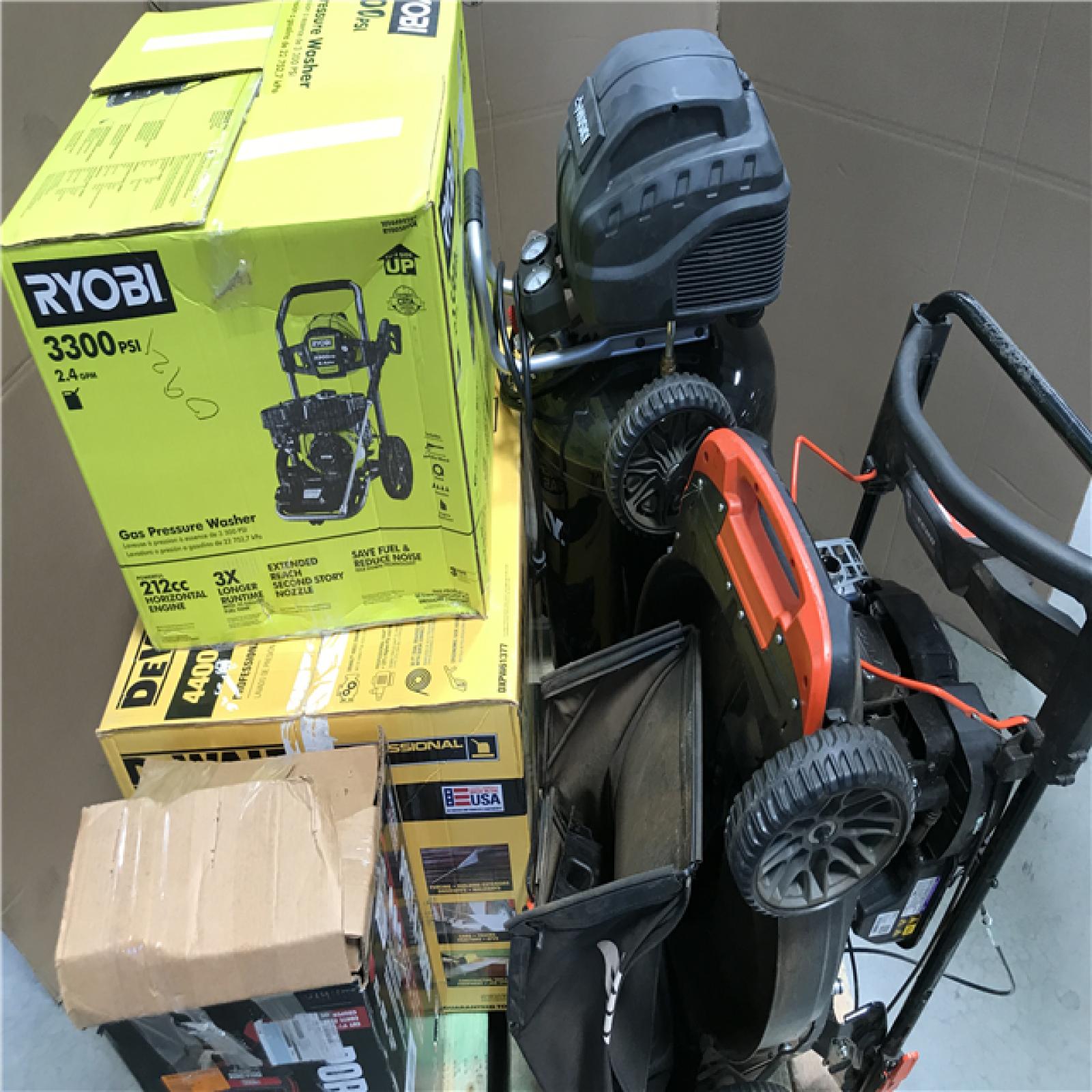 CALIFORNIA AS-IS OUTDOOR POWER EQUIPMENT