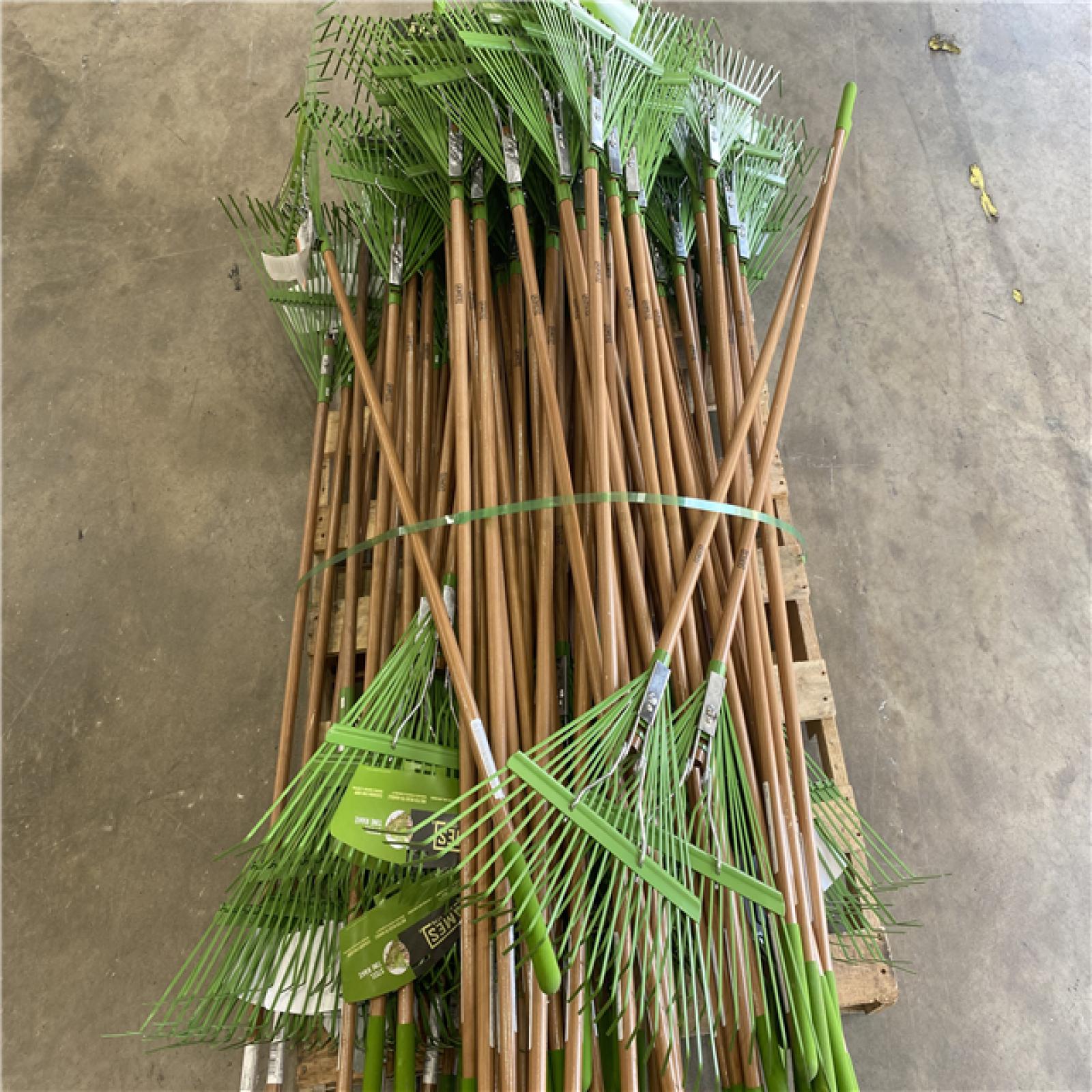 Houston Location - AS-IS home improvement pallet AMES RAKES