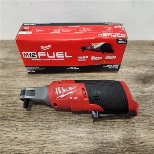 Phoenix Location LIKE NEW Milwaukee M12 FUEL 12-Volt Lithium-Ion Brushless Cordless High Speed 3/8 in. Ratchet (Tool-Only)