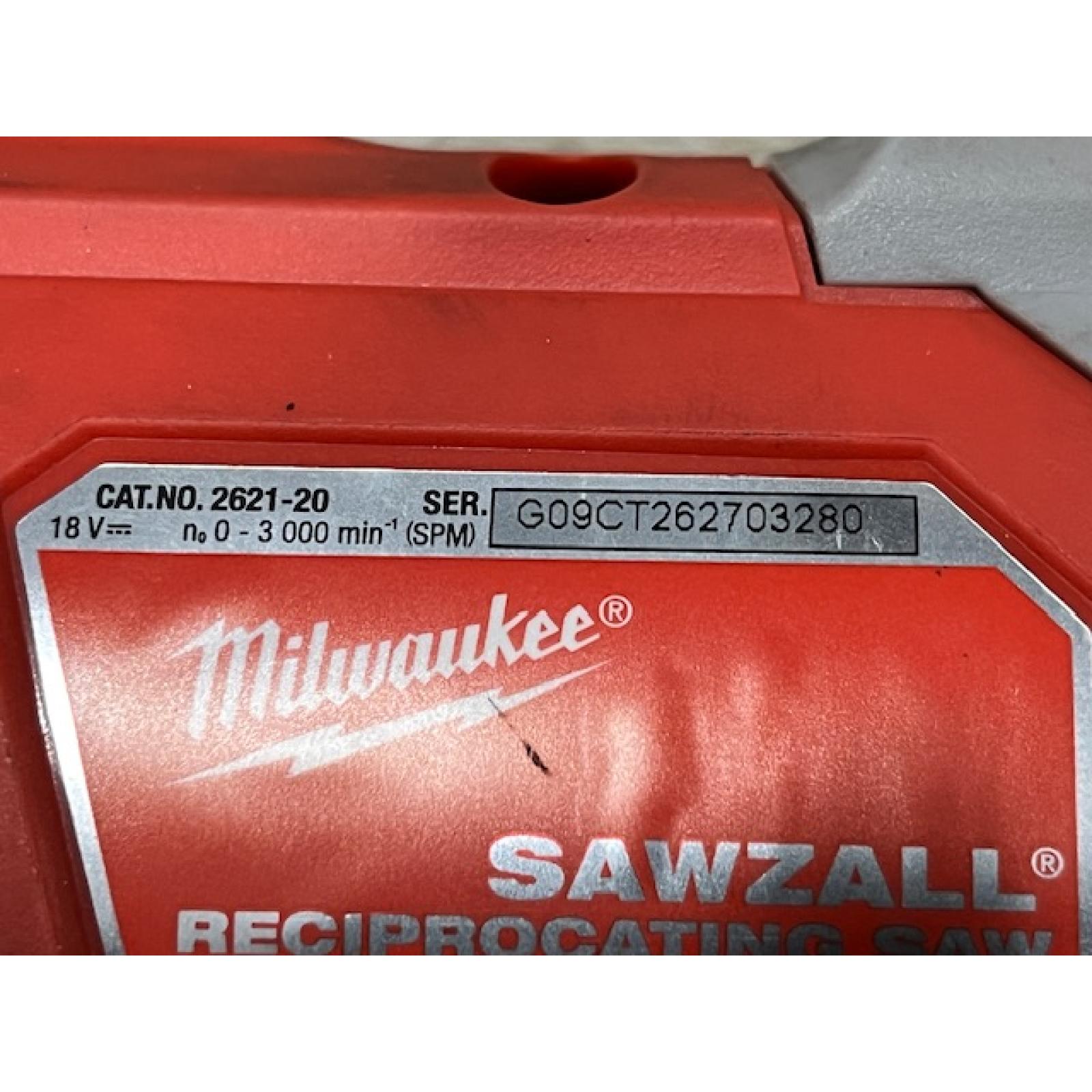 AS-IS Milwaukee 18V Lithium-Ion Cordless SAWZALL Reciprocating Saw (Tool-Only)