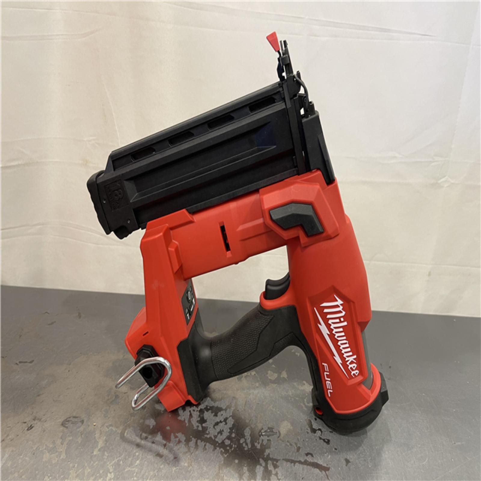AS-IS - Milwaukee M18 FUEL 18-Volt Lithium-Ion Brushless Cordless Gen II 18-Gauge Brad Nailer