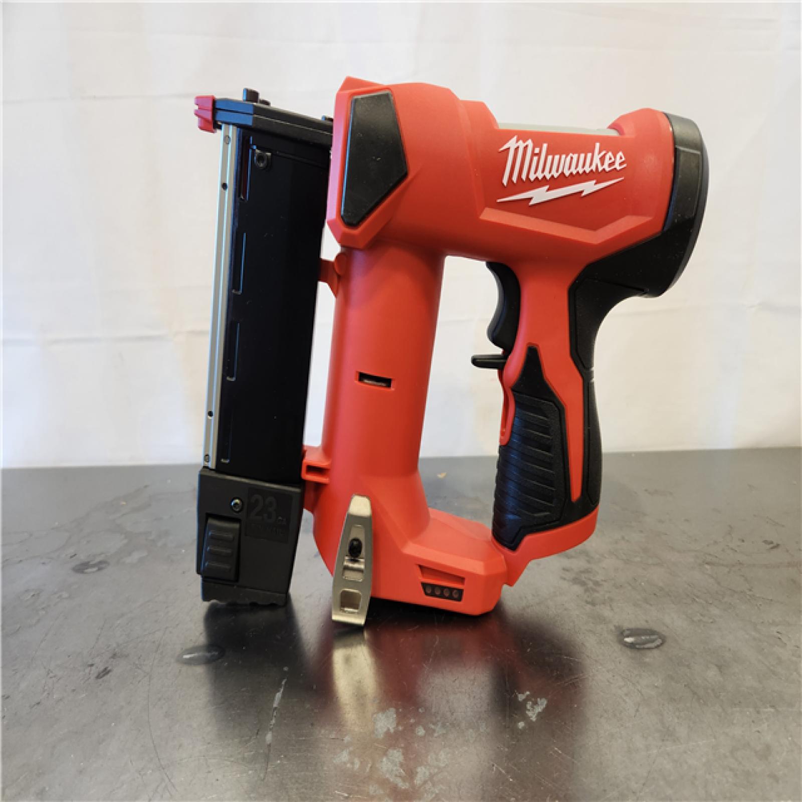 AS-IS- Milwaukee 12V 23 Gauge Cordless Pin Nailer (Tool Only)