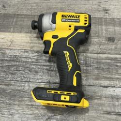 AS-IS DEWALT Atomic 20V Max Lithium-Ion Brushless Cordless Compact 1/4 in. Impact Driver Kit