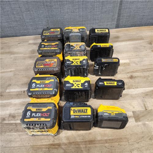 HOUSTON LOCATION - AS-IS DEWALT BATTERY PACK QTY - 15