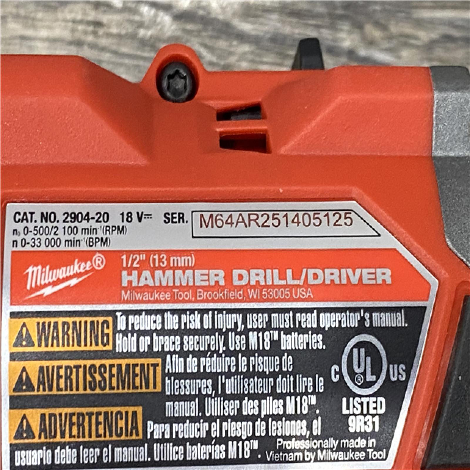 AS-IS Milwaukee FUEL 18V Lithium-Ion Brushless Cordless Hammer Drill & SURGE Impact Driver Combo Kit