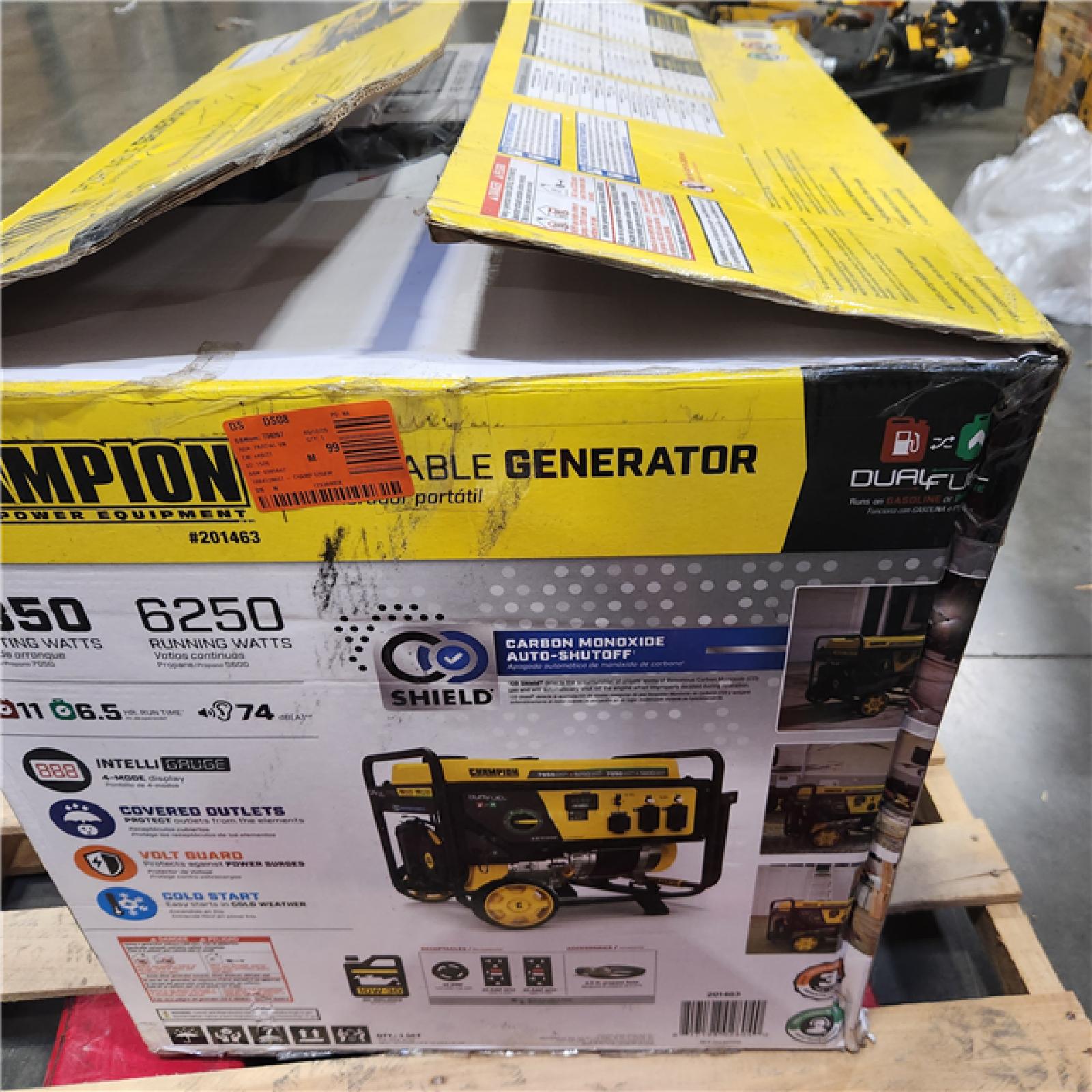 Dallas Location - As-Is Champion Power Equipment 7850/6250-Watt Gasoline Portable Generator