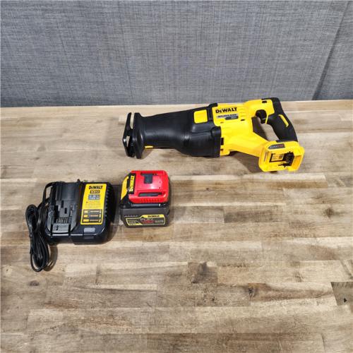 HOUSTON LOCATION - AS-IS FLEXVOLT 60V MAX Cordless Brushless Reciprocating Saw with (1) FLEXVOLT 6.0Ah Battery