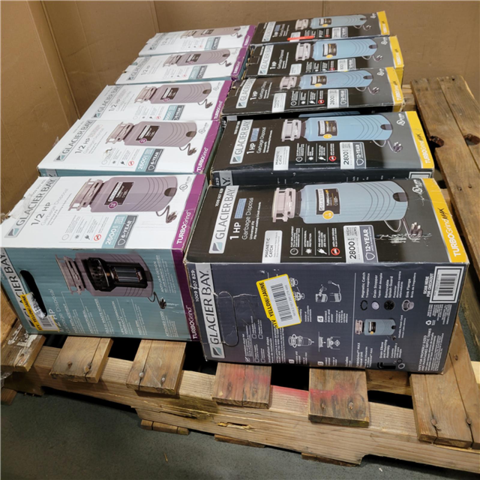 California NEW Glacier Bay Garbage Disosal (10 pieces)