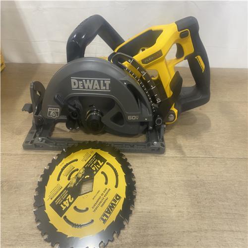 AS-IS DEWALT FLEXVOLT 60V MAX Cordless Brushless 7-1/4 in. Wormdrive Style Circular Saw (Tool Only)