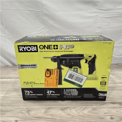 NEW! - RYOBI 18V ONE+ HP Brushless Cordless SDS Rotary Hammer (Tool-Only)