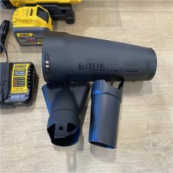 AS-IS DEWALT FLEXVOLT 60V MAX 160 MPH 760 CFM Brushless Cordless Axial Blower Kit