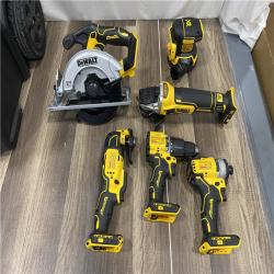 AS-IS Dewalt 20-Volt MAX ToughSystem Lithium-Ion 6-Tool Cordless Combo Kit