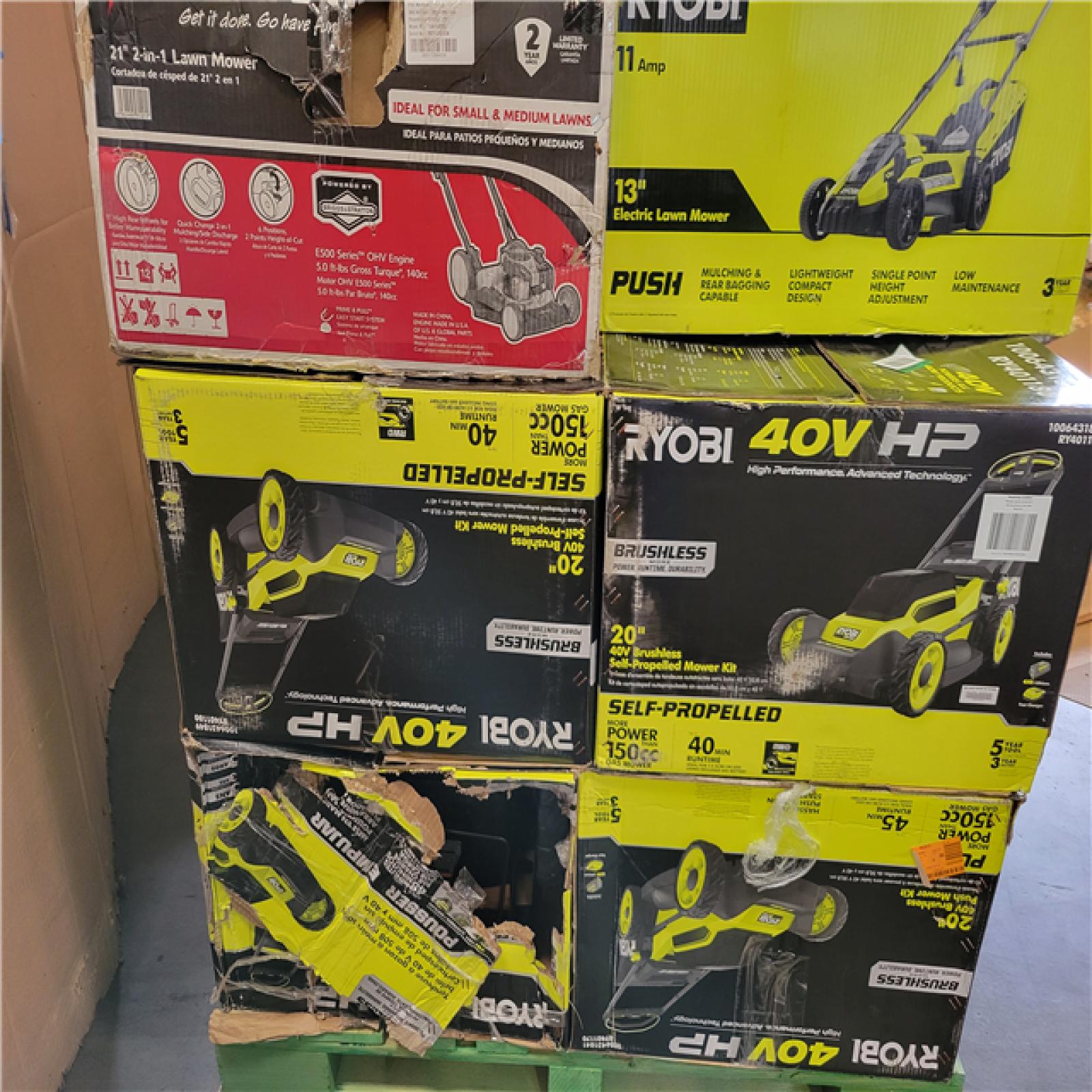 CALIFORNIA AS-IS OUTDOOR POWER EQUIPMENT