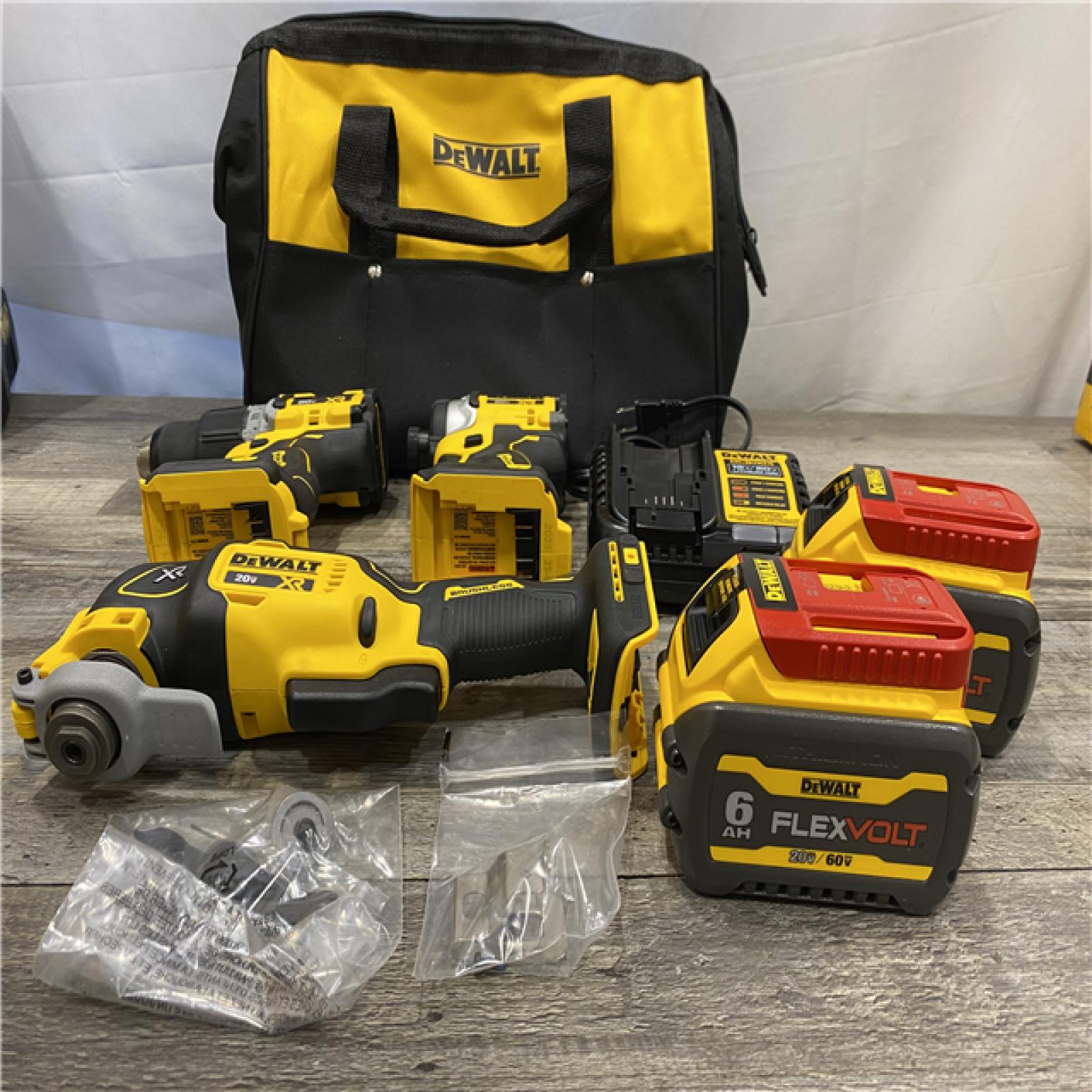 AS-IS DEWALT 20V MAX Lithium-Ion Cordless 3-Tool Combo Kit