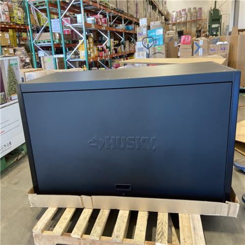 DALLAS LOCATION - Husky Modular Tool Storage Heavy Duty 62 in. W x 24 in. D Matte Black Top Tool Chest