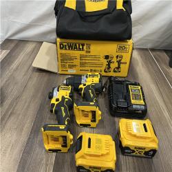 GOOD DEWALT 20V MAX XR Hammer Drill and ATOMIC Impact Driver 2 Tool Cordless Combo Kit with (2) 4.0Ah Batteries, Charger, and Bag
