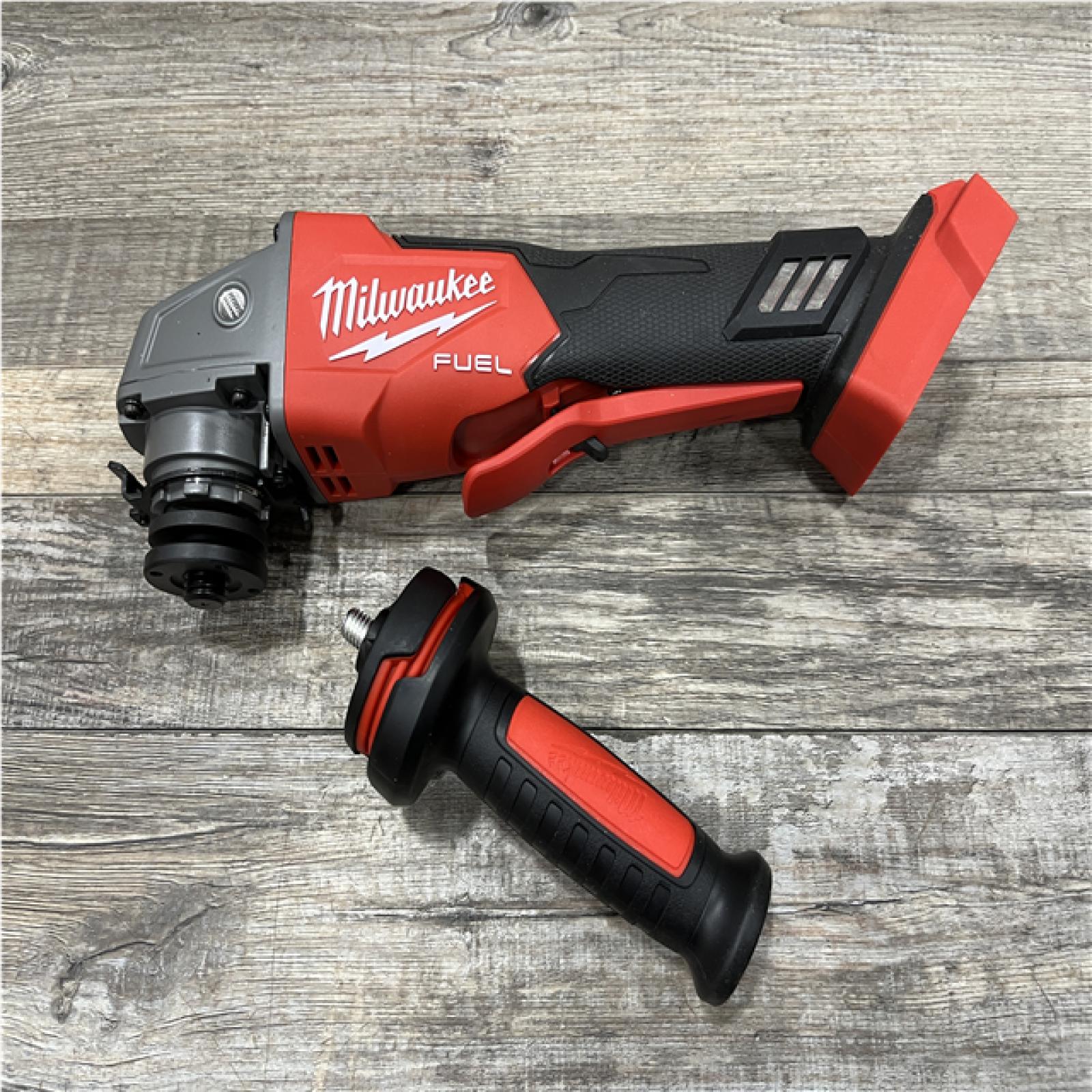 AS-IS Milwaukee FUEL 18V Lithium-Ion Brushless Cordless 4-1/2 in./5 in. Grinder with Variable Speed & Paddle Switch (Tool-Only)