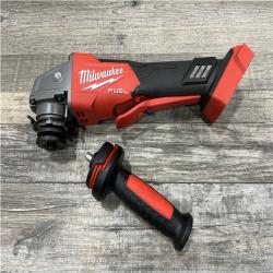 AS-IS Milwaukee FUEL 18V Lithium-Ion Brushless Cordless 4-1/2 in./5 in. Grinder with Variable Speed & Paddle Switch (Tool-Only)
