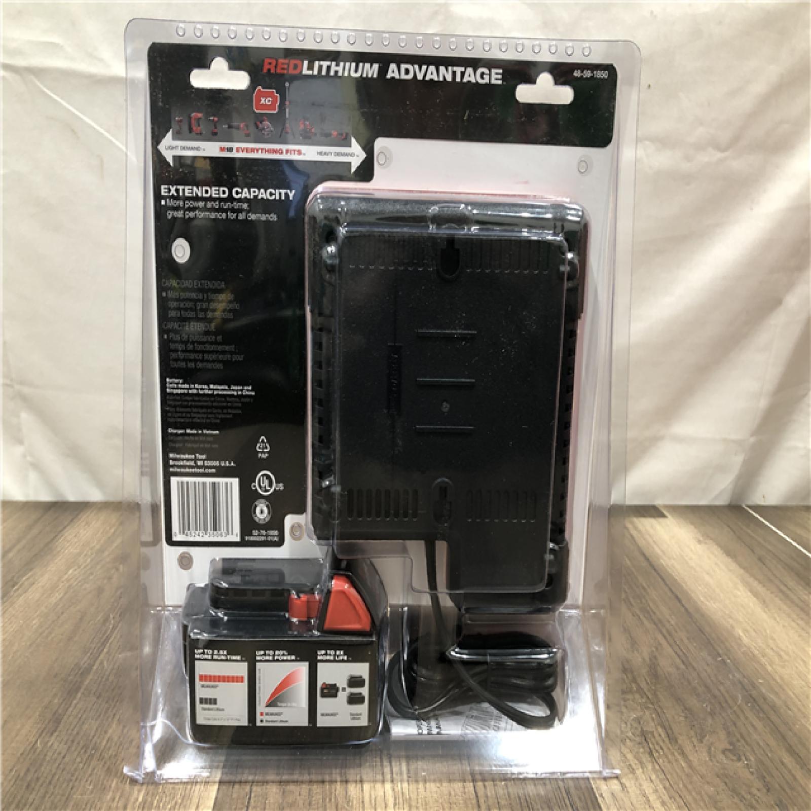 NEW- Milwaukee M18 18-Volt Lithium-Ion XC Starter Kit