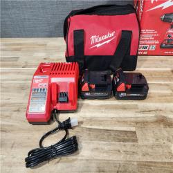 HOUSTON LOCATION - AS-IS Milwaukee 18V Lithium-Ion Cordless Drill Driver/Impact Driver Combo Kit