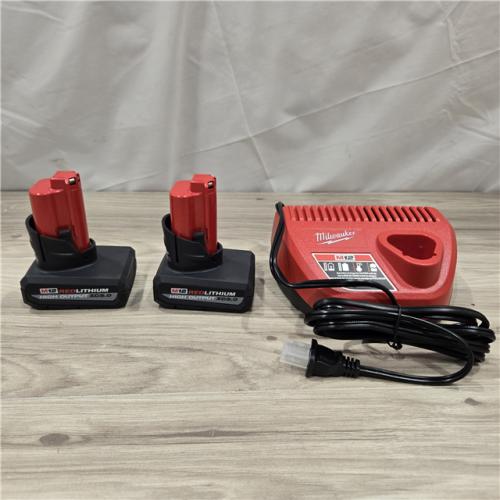 AS-IS Milwaukee M12 12V Lithium-Ion High Output XC5.0 Starter Kit
