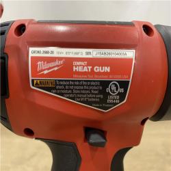 AS-IS Milwaukee 18V Lithium-Ion Cordless Compact Heat Gun (Tool-Only)