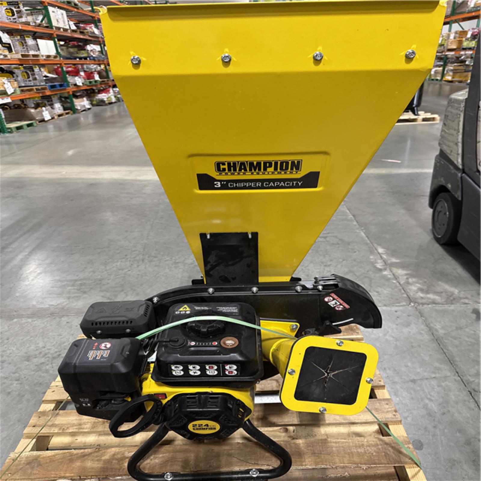 California AS-IS Champion 3” Chipper